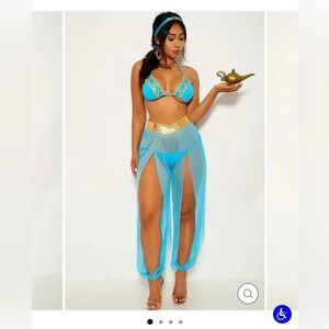 AMI Clubwear Jasmine Costume Size XS/S Worn Once